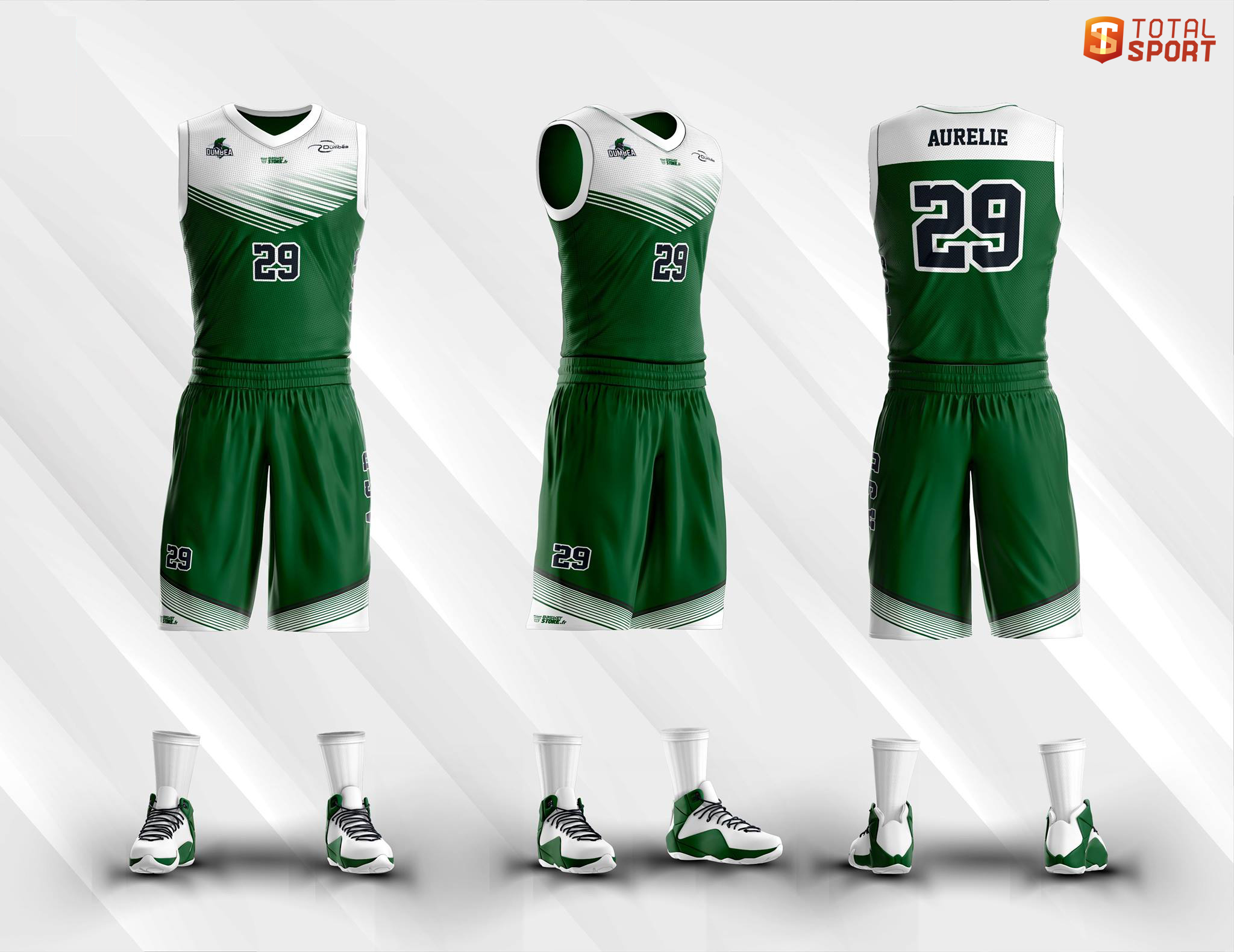 tenues de basket sublimées reversibles