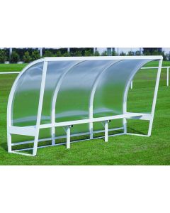 Abris de touche en aluminium blanc Hauteur 1.60 m