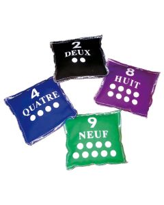 Lot de 10 sachets numérotés français