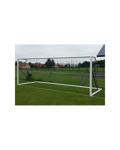 BUT DE FOOT À 8 TRANSPORTABLE, EN ALUMINIUM Ø90MM, AVEC CROCHETS ET OREILLES (la paire)