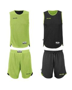 Tenue de basket Double face Spalding junior vert/noir