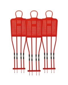 KIT 3 MANNEQUINS 180CM ROUGE