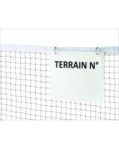 Badminton - affichage terrain - lot de 3 fiches