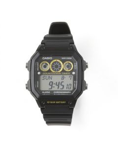Montre arbitre Casio noire