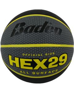 Ballon de basket Baden Hex 29 Jaune Taille 7