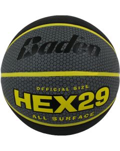 Ballon de basket Baden Hex 29 Jaune Taille 7