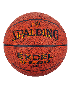 Ballon de basket Spalding TF-500 Excel Composite en tailles 6 et 7. Ballon de match en cuir composite.
