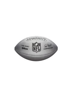 Ballon de Foot US NFL Wilson Duke Metallic Silver