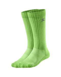 Chaussettes de volley Mizuno vertes montantes