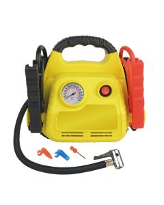 Compresseur portable 18 bars - Alimentation/aide au démarrage - Alimentation sur secteur ou allume-cigare