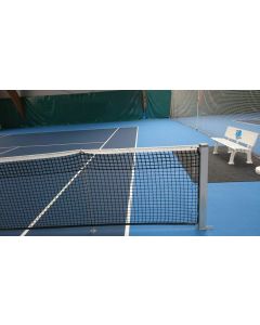 FILET DE TENNIS EXPERT POUR TERRAIN DE DOUBLE - 3,5MM - MAILLES DOUBLÉ 6 PREMIERS RANGS