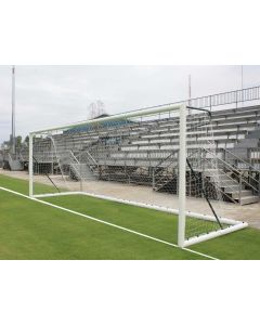 BUT DE FOOT À 11 TRANSPORTABLE, EN ALUMINIUM 120MM X 100MM, AVEC CROCHETS (LA PAIRE)