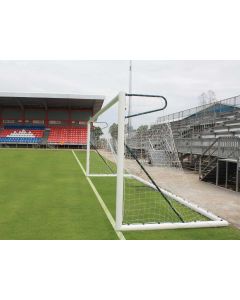 BUT DE FOOTBALL À 11 TRANSPORTABLE, EN ALUMINIUM Ø101.6MM, AVEC CROCHETS (LA PAIRE)