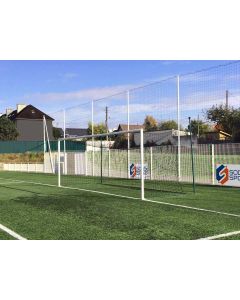 BUT DE FOOT À 11 À SCELLER, EN ALUMINIUM Ø101.6MM, DESIGN SANS CROCHETS (LA PAIRE)