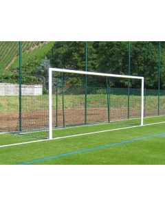 BUT DE FOOT À 11 À SCELLER, EN ALUMINIUM 120MM X 100MM, DESIGN SANS CROCHETS (LA PAIRE)
