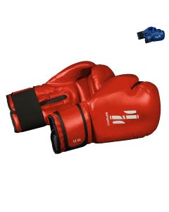 Gants de boxe bleu ou rouge