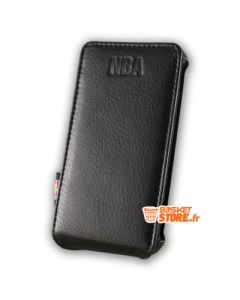 Etui coque NBA en cuir noir Iphone 3