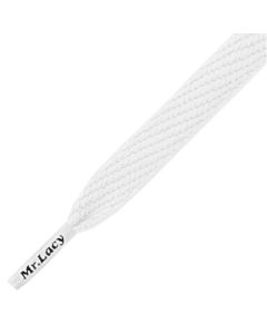 Mr.Lacy - Lacets Flatties blanc / brille bleu dans le noir
