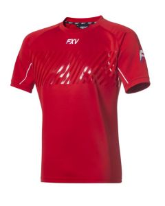 Maillot de rugby Force XV Training Action rouge personnalisable