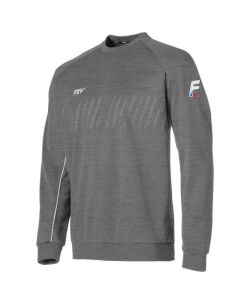 Sweat col rond Force XV Action gris personnalisable