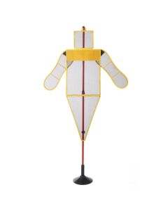 Mannequin de Défense socle caoutchouc avec bras réglables