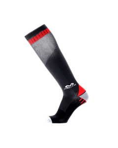 Chaussettes de compression Active Mc David noires-rouges