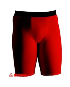 Short de compression long rouge Mc David (8100)