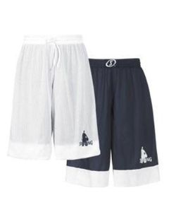 Short de basket Spalding Essential Réversible Bleu/Blanc 300500805