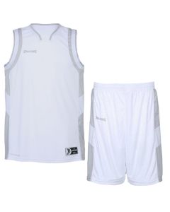 Maillot et short spalding All Star blanche avec marquages 300213501 300513501