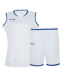 Tenues de basket personnalisables Spalding Move Blanc Bleu 2017 femme 300214504