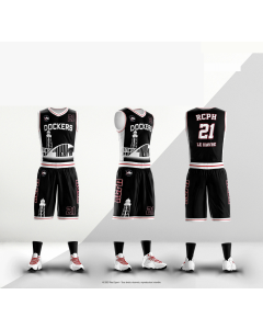 Maillots et shorts de basket-ball en sublimation