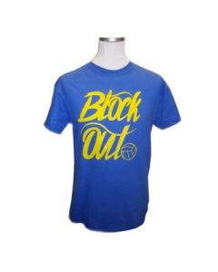 T shirt volley-ball Block Out bleu