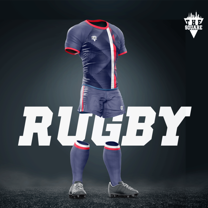 Maillots et shorts de rugby sublimés pour clubs - Jeu Maillots de